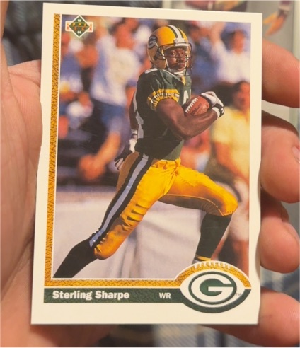 1991 Upper Deck #136 Sterling Sharpe — front