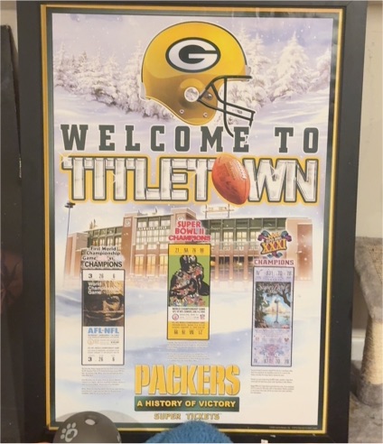 Green Bay Packers Welcome to Titletown Super Bowl Champions Poster — front