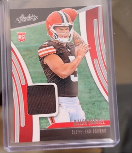 2025 Panini Absolute #ARM-DGL Dillon Gabriel Absolute Rookie Materials — front