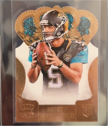 2013 Panini Crown Royale #170 Matt Scott — front