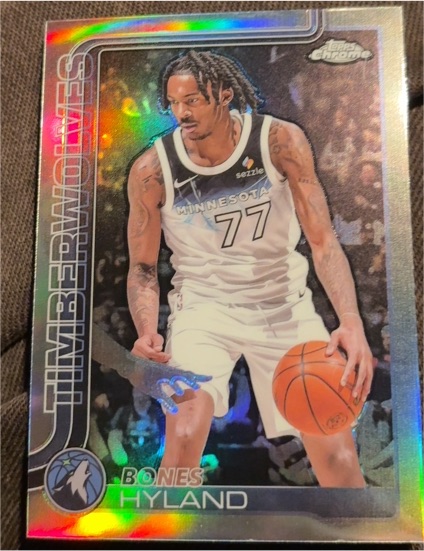 2025-26 Topps Chrome #90 Bones Hyland — front