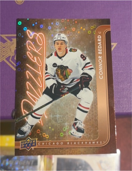 2024-25 Upper Deck Series 1 Dazzlers #DZ-13 Connor Bedard — front