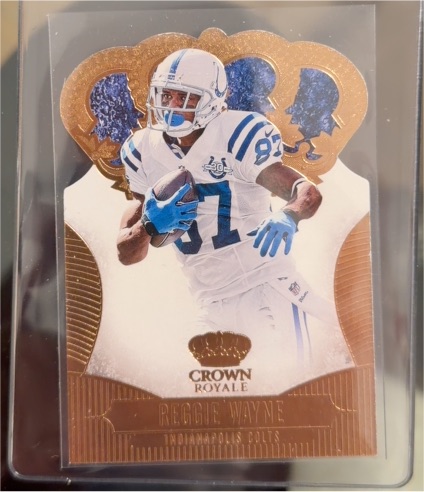 2013 Panini Crown Royale #87 Reggie Wayne — front