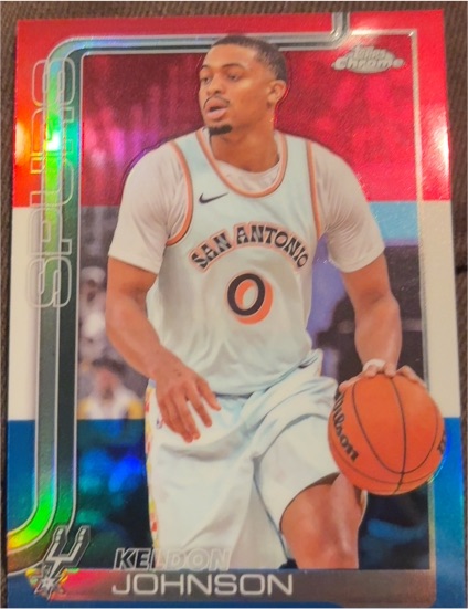 2025-26 Topps Chrome #220 Keldon Johnson — front