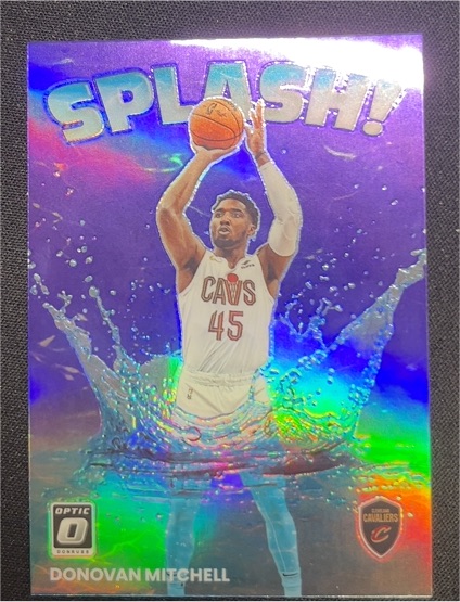 2022-23 Donruss Optic #3 Donovan Mitchell Splash! — front