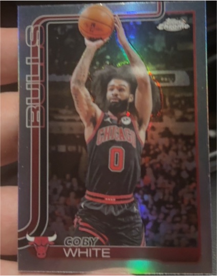 2025-26 Topps Chrome #80 Coby White — front