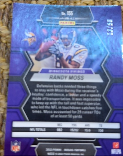 2023 Panini Mosaic #155 Randy Moss — front