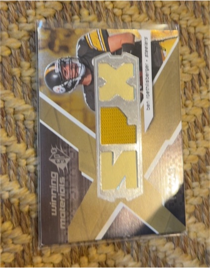2008 SPx Winning Materials #WM-BR Ben Roethlisberger — front