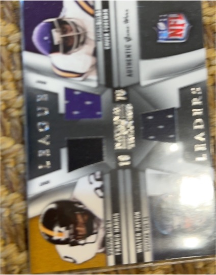 2005 Playoff Honors Touchdown Tandems #TT13 Daunte Culpepper Nate Burleson — front