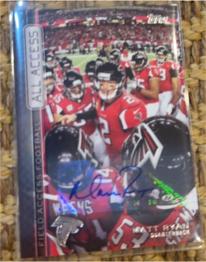2015 Topps Field Access All Access Autographs #AAA-MR Matt Ryan — front