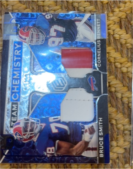 2001 Pacific Prism Team Chemistry #TC-1 Cornelius Bennett / Bruce Smith — front