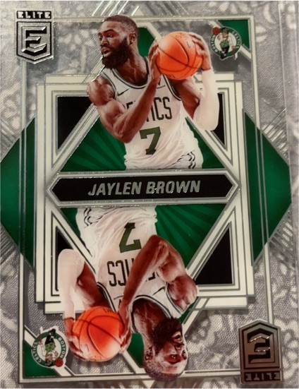 2021-22 Panini Elite Deck #2 Jaylen Brown — front