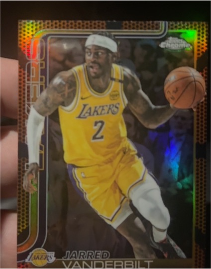 2025-26 Topps Chrome #154 Jarred Vanderbilt — front