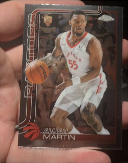 2025-26 Topps Chrome #290 Alijah Martin — front