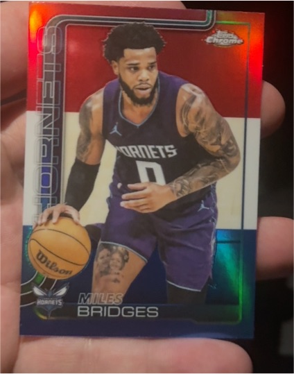 2025-26 Topps Chrome #30 Miles Bridges — front