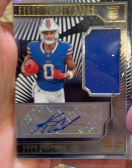 2024 Panini Illusions First Impressions #111 Keon Coleman — front