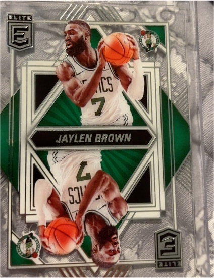 2021-22 Panini Elite Deck #25 Jaylen Brown — front
