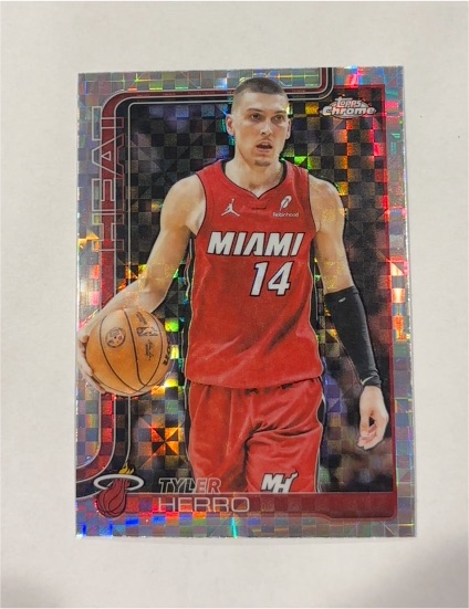 2025-26 Topps Chrome #188 Tyler Herro — front