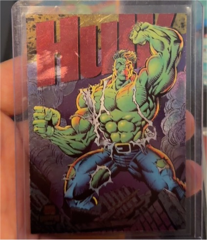 1994 Fleer Marvel Universe Power Blast #5 Hulk — front