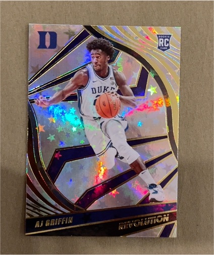 2022 Panini Chronicles Draft Picks Revolution #13 AJ Griffin — front