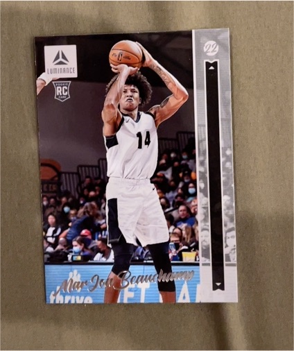 2022 Panini Chronicles Draft Picks Luminance #19 MarJon Beauchamp — front