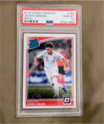 2018 Panini Donruss Optic #189 Jadon Sancho — front