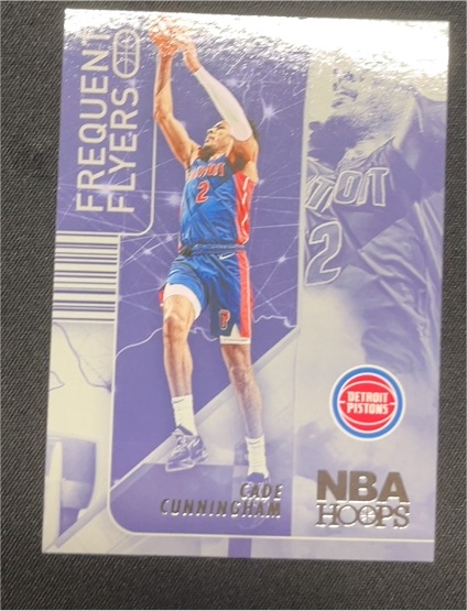 2022-23 Panini NBA Hoops #9 Cade Cunningham Frequent Flyers — front