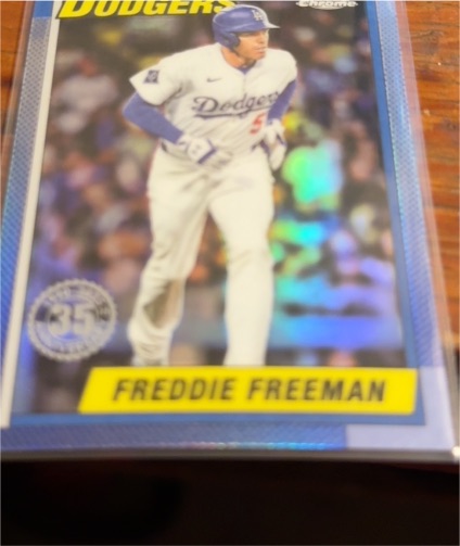 2025 Topps Chrome Update #90CU-6 Freddie Freeman — front
