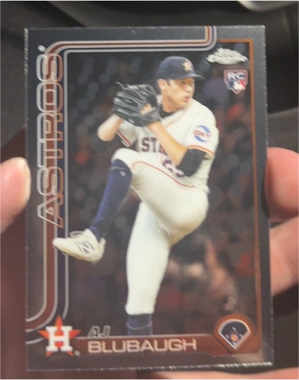 2025 Topps Chrome Update #USC163 AJ Blubaugh — front