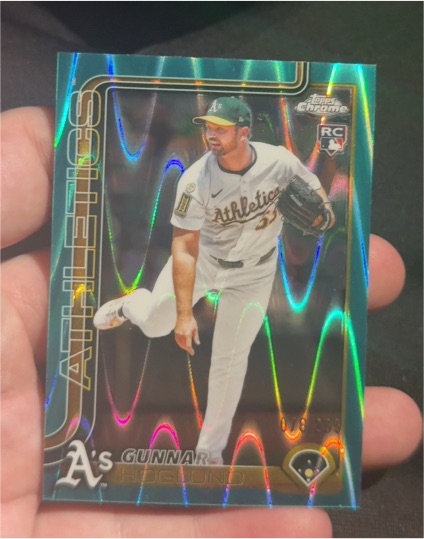 2025 Topps Chrome Update Gunnar Hoglund RC — front