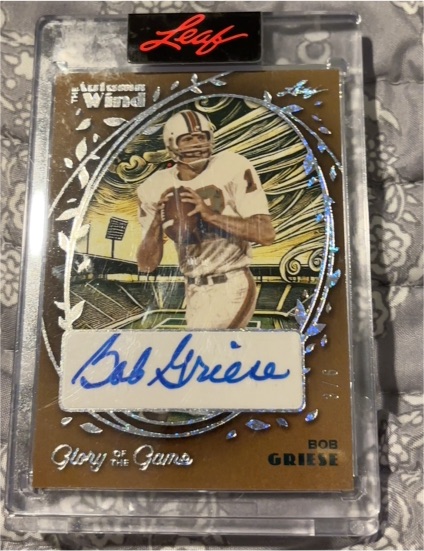 2025 Leaf Glory Of The Game The Autumn Wind #08/12 Bob Griese — front