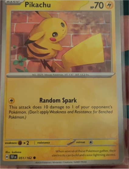 2024 Pokémon Scarlet & Violet: Temporal Forces #051 Pikachu — front