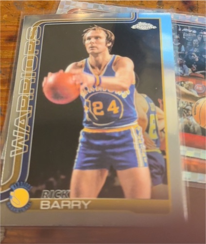 2025-26 Topps Chrome #249 Rick Barry — front