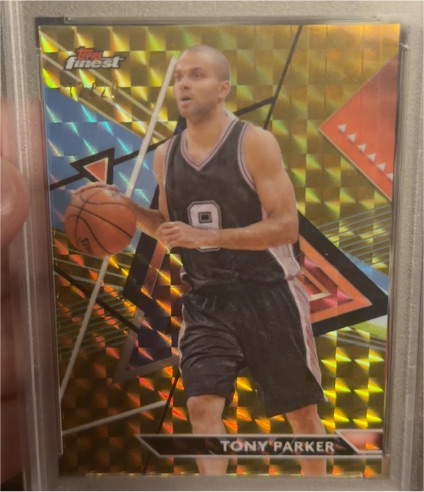 2023-24 Topps Finest #139 Tony Parker — front