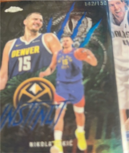 2025-26 Topps Chrome #INS-1 Nikola Jokić Instinct — front