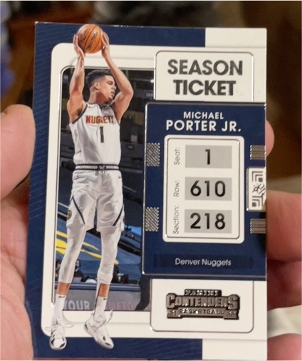 2021-22 Panini Contenders #48 Michael Porter Jr. — front