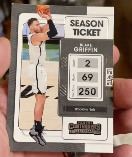 2021-22 Panini Contenders Season Ticket #94 Blake Griffin — front