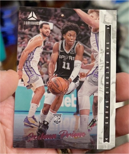 2021-22 Panini Chronicles Luminance #264 Joshua Primo — front