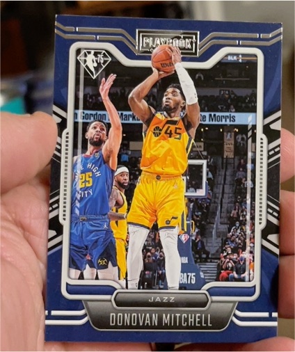2021-22 Panini Chronicles Playbook #292 Donovan Mitchell — front
