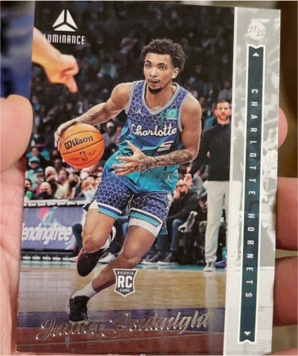 2021-22 Panini Chronicles Luminance #250 James Bouknight Rookie Card — front