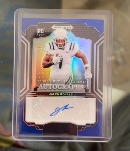 2025 Panini Prizm Draft Picks #DPA-JRS Jalen Royals — front
