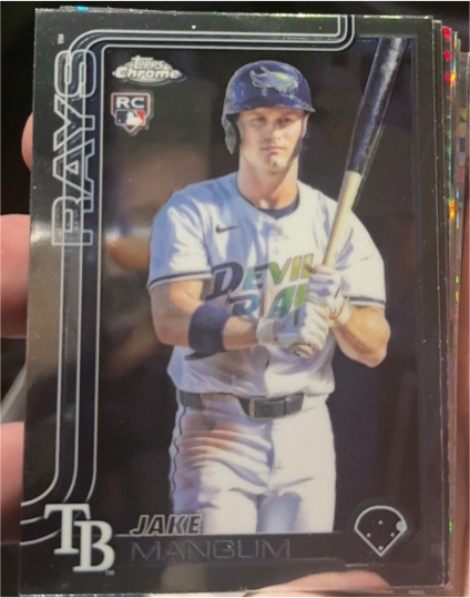 2025 Topps Chrome Update #USC176 Jake Mangum — front