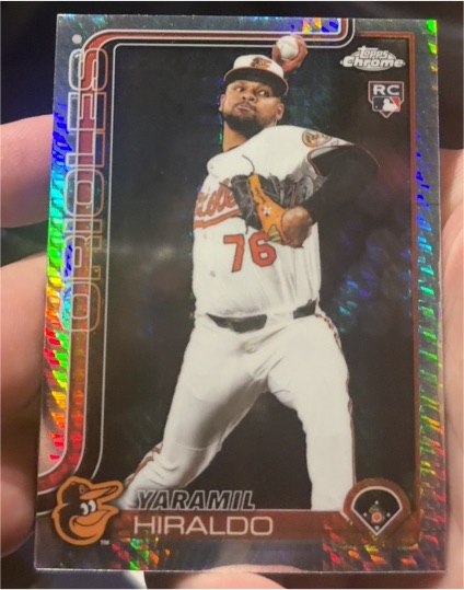 2025 Topps Chrome Update #USC78 Yaramil Hiraldo — front