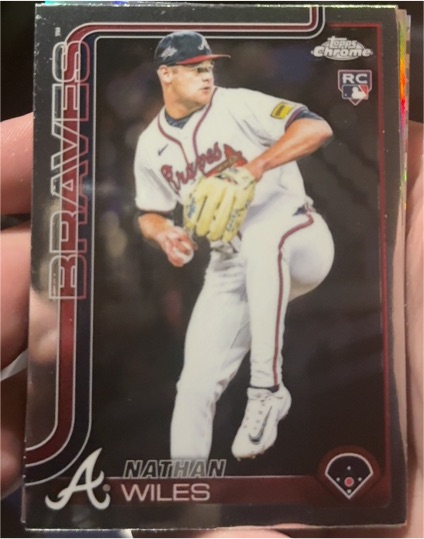2025 Topps Chrome Update #USC172 Nathan Wiles — front