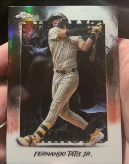 2025 Topps Chrome Update #NT-21 Fernando Tatis Jr. Night Terrors — front