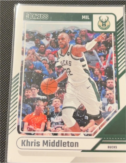 2024-25 Donruss #76 Khris Middleton Milwaukee Bucks — front