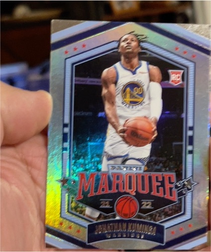 2021-22 Panini Chronicles Marquee #370 Jonathan Kuminga — front