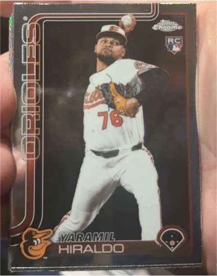 2025 Topps Chrome Update #USC78 Yaramil Hiraldo — front