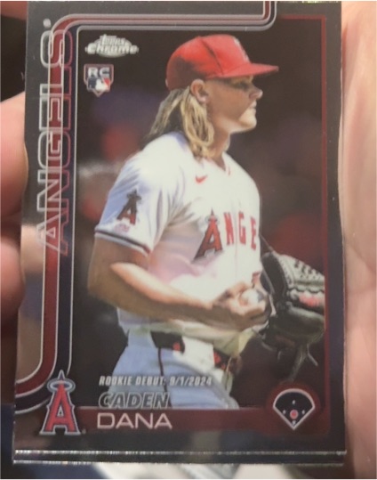 2025 Topps Chrome Update #USC34 Caden Dana — front