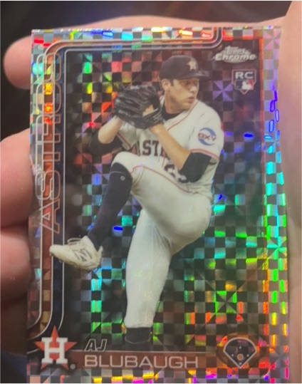 2025 Topps Chrome Update #USC163 AJ Blubaugh — front